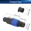 Heyiarbeit SpeakOn Speaker Adapter Connectors 4 Pole Plug Twist Lock - 5 Pack view 2