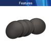 Jutagoss 105mm/4.13" Diameter Speaker Dust Cap Subwoofer Paper Dome Coil Cover Caps 4Pcs view 3