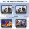 10.5" Dual Portable DVD Player, Arafuna Rechargable Car Screen Play A Same or Two Different Movies, Headrest for Car with 5-Hour, Support USB/SD, Last Memory view 2