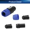 Heyiarbeit SpeakOn Speaker Adapter Connectors 4 Pole Plug Twist Lock - 6 Pack view 3