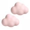 Ceramic Cabinet Knobs Door Furniture Handles Modern Knobs and Handles Kids Room Drawer Dresser Knob 2PCS (Matte Cartoon, Pink) view 1