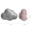 Ceramic Cabinet Knobs Door Furniture Handles Modern Knobs and Handles Kids Room Drawer Dresser Knob 2PCS (Matte Cartoon, Gray) view 2