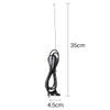 230MHz SMA-J 4.0dBi High Gain Omnidirectional Antenna WiFi VHF Antenna 2m Extension Cable SMA Male Magnet Base Sucker Antennas for CommunicationsTX230-XP-200 view 2