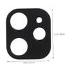 Hemobllo 3pcs Aluminum Alloy Lens Protector for Scratch-Resistant Camera Lens Easy Application Precise Fit for Photos and Videos view 2