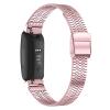 Chofit Compatible with Fitbit Inspire/Inspire HR/Inspire 2 Band Women Man,Stainless Steel Metal Band Bracelet Strap Replacement for Inspire/Inspire HR/Inspire 2 Tracker (Rose pink) view 2