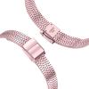 Chofit Compatible with Fitbit Inspire/Inspire HR/Inspire 2 Band Women Man,Stainless Steel Metal Band Bracelet Strap Replacement for Inspire/Inspire HR/Inspire 2 Tracker (Rose pink) view 3