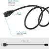 Replacement Charger Compatible for Garmin Approach S50 S60 S10 S20 S5 S6 Charger Cable,3.3ft USB Charging Cable Cord Dock for Approach S60 Smartwatch view 3