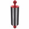 BGNing Carbon Fiber Float Buoyancy Aquatic Arm Dual Ball SLR Camera Diving Extension Tray Compatible with GoPro and Other Action Camera (12inch,Red) view 1