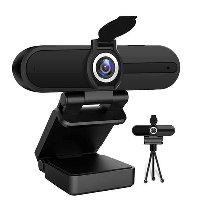 HDZIYU 4K Webcam with Microphone and Tripod, USB Web Camera for PC and Laptop, 8MP Widescreen for Video Calling, Recording, Streaming and Conference