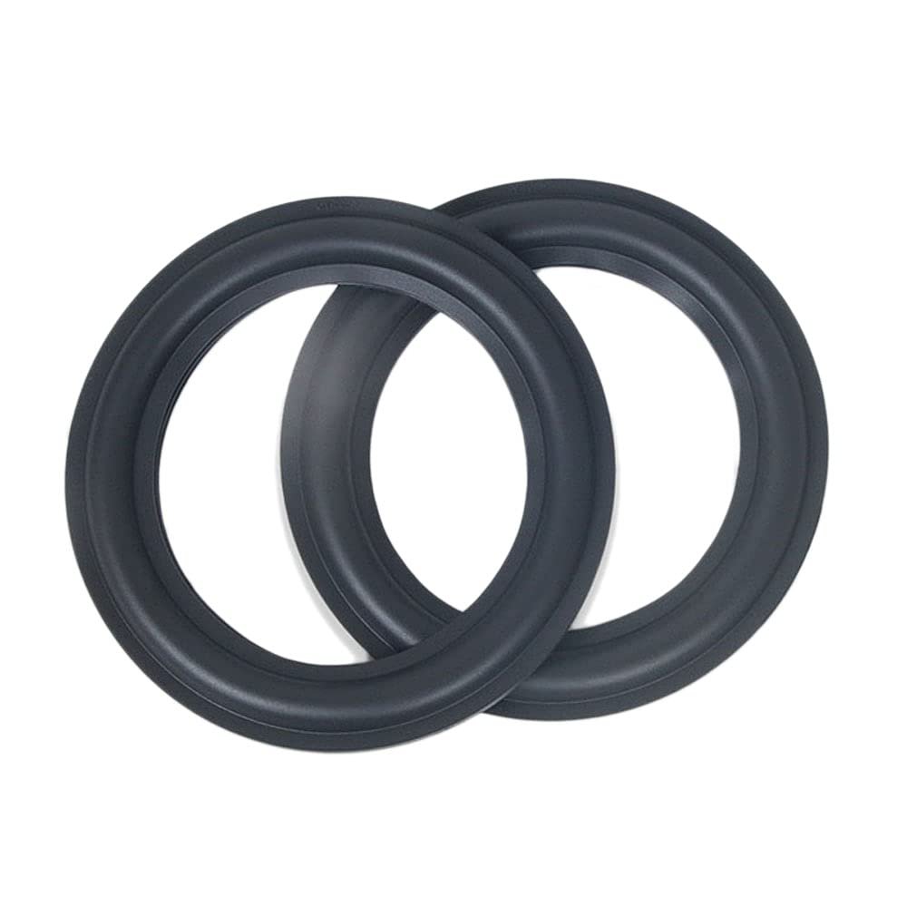2 Pcs Speaker Anti-Oxidation Rubber Edge Replacement Bass Woofer Subwoofer Surround Circle Repair Parts 166mm/6.54"