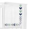 Sweet Jojo Designs Woodland Arrow Boy or Girl Milestone Blanket Monthly Newborn First Year Growth Mat Baby Shower Memory Keepsake Gift Picture - Grey Navy Blue and Mint Green Gender Neutral view 3