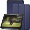 Case Compatible with For Amazon Fire HD 8 2022/ HD 8 2020/Fire HD 8 Plus Tablet Cases Auto sleep function Slim Light-Weight PU Leather Smart Tablet Shell Cover Foldable Stand Case Fit (Dark Blue) view 1