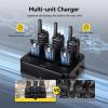 Retevis RT68 Walkie Talkies Rechargeable, Portable Two Way Radios 6 Pack with Six-Way Multi Gang Charger, Heavy Duty Walkie Talkie for Adults, Hands Free, Long Range, for School Restaurant Farm view 2