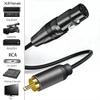 belipro Dual Female XLR to RCA Cable 10Ft, Heavy Duty 2 XLR Female to 2 RCA Male HiFi Stereo Audio Connection Cable. view 2