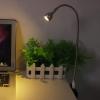 USB LED Lamp, Long Flexible Neck Desk USB Light Portable USB Gooseneck Light for Home School Office Night Studying 1W(Silver B) view 2