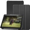 Case Compatible with For Amazon Fire HD 8 2022/HD 8 2020/ Fire HD 8 Plus Tablet Cases Auto sleep function Slim Light-Weight PU Leather Smart Tablet Shell Cover Foldable Stand Case Fit (Black) view 1