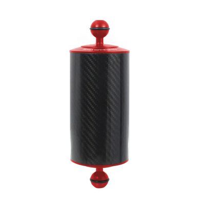 BGNing Carbon Fiber Double Ball Head Hollow Design Float Buoyancy Arm 5/8/10inch Diving Photography Camera D80mm (8inch)