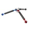 BGNing Carbon Fiber 1" Dual Ball Head 5/8/10/12inch Extension Arm D20mm Handheld Tripod Selfie Stick Camera Waterproof Mount (D20mm 9inch,Black) view 2