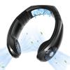 AQUYY Hands Free Portable Neck Fan, Mini USB Rechargeable Neck Cooler Fan with 3 Speeds, Personal Air Conditioner Hanging Neckband Cooling Fan for Summer Home Office Sport Indoor Outdoor Black view 1
