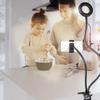 LogiLink AA0150 LED Ring Light (Diameter 8.5 cm) with Smartphone Holder, 3 Colour Modes (Natural, Warm Cold) and 24 LEDs for Professional Videos and Pictures view 2