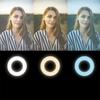 LogiLink AA0150 LED Ring Light (Diameter 8.5 cm) with Smartphone Holder, 3 Colour Modes (Natural, Warm Cold) and 24 LEDs for Professional Videos and Pictures view 4