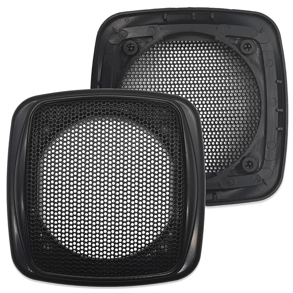 2 Pcs for 3 Inch High Grade Speaker Grill Cover 3" Car Audio Decorative Circle Metal Mesh Grill Protection Net 99x99mm/3.90x3.90in