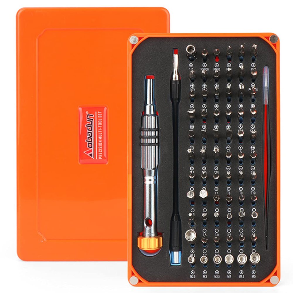 68 PCS Precision Screwdriver Kit Repair Magnetic Driver Tool Kit Disassemble Bits Screwdriver CRV For Phone, Watch, Computer, Laptop, Switch Orange