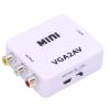 HERCHR VGA to AV Converter, RCA Composite Converter Adapter Box, VGA to AV RCA Video Converter PC TV Video Adapter view 1
