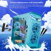 Computer Cases,Mid-Tower PC Gaming Case M-ATX/ITX - Front I/O USB 3.0 Port - Tempered Glass Side Panel - Cable Management System - Water-Cooling Ready (Color : Blue) view 3