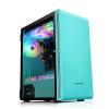 BBNB Computer Cases,Mid-Tower PC Gaming Case ATX/M-ATX/ITX - Front I/O USB 3.0 Port - Tempered Glass Side Panel - Cable Management System - Water-Cooling Ready (Color : Green) view 1