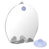 Fogless Bathroom Shaving Mirror for Men Women, Round Shape Anti-Fog Shower Mirror with Hook Suction Mount Lightweight Portable Wall Hanging Shatterproof view 2