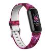 ECSEM Flexible Silicone Band Compatible with Fitbit Luxe Watch Bands Replacement Adjustable Quick Release Wristband Straps Pattern Bracelet for Women&Men,Large view 3