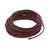 Aicosineg Wire Braided Protective Sleeve for Household Device Cable Management Hose Abrasion Black and Red 1/6Inch 16ft 1Pcs view 1