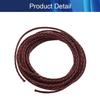 Aicosineg Wire Braided Protective Sleeve for Household Device Cable Management Hose Abrasion Black and Red 1/6Inch 16ft 1Pcs view 3