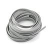 Aicosineg 33ft PET Flexible Braided Cable Sleeve 0.5inch Width Wire Loom Sleeving and Organizer Flexible Wire Mesh Sleeve Wrap Protector for TV Audio PC Cords from Pets Chewing Gray view 1