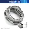 Aicosineg 33ft PET Flexible Braided Cable Sleeve 0.5inch Width Wire Loom Sleeving and Organizer Flexible Wire Mesh Sleeve Wrap Protector for TV Audio PC Cords from Pets Chewing Gray view 2