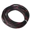 Aicosineg Wire Braided Protective Sleeve for Household Computer Audio Video Protective Cables Black and Pink 2/5Inch 16ft 1Pcs view 1