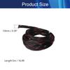 Aicosineg Wire Braided Protective Sleeve for Household Computer Audio Video Protective Cables Black and Pink 2/5Inch 16ft 1Pcs view 2