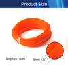 Aicosineg Wire Braided Protective Sleeve for Household Computer Audio Video Protective Cables Orange 1/3Inch 16ft 1Pcs view 2