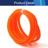 Aicosineg Wire Braided Protective Sleeve for Household Computer Audio Video Protective Cables Orange 1/3Inch 16ft 1Pcs view 4