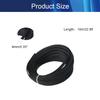 Aicosineg Wire Braided Protective Sleeve for Household Computer Audio Video Protective Cables Black 2/5Inch 33ft 1Pcs view 2