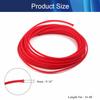 Aicosineg Wire Braided Protective Sleeve for Automotive Wire Sleeving Protect cat from Chewing Cords Red 1/6Inch 16ft 1Pcs view 2