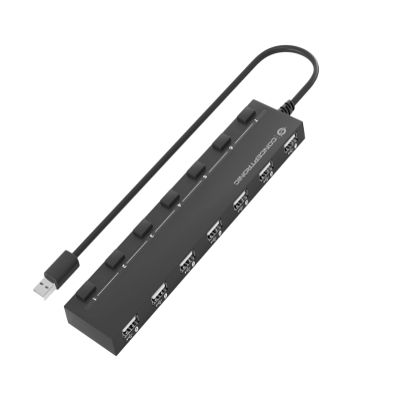 Hub Conceptronic USB 2.0 7 Puertos Con Interruptor