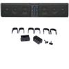 PowerBass 1 XL-650 6 Speaker Bluetooth Powersports Soundbar and 1 Set of XL-SBTCLAMP Thin C Clamp view 1