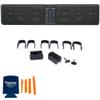 PowerBass 1 XL-650 6 Speaker Bluetooth Powersports Soundbar and 1 Set of XL-SBTCLAMP Thin C Clamp view 2