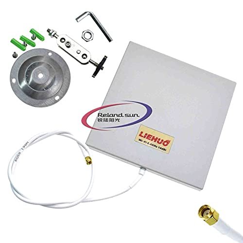 2.4Ghz 14dbi Panel High Gain Extender Directional Long Range Indoor Outdoor Directional (1m)