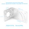 ZDTECH Pole Mount Bracket L Mounting Bracket to Wall Hardware Accessories for LPDA yagi Outdoor Antenna with U-Bolt, Mounting Screws, Signal Booster Mast Clamp Adjustable Angle view 2