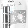 ZDTECH Pole Mount Bracket L Mounting Bracket to Wall Hardware Accessories for LPDA yagi Outdoor Antenna with U-Bolt, Mounting Screws, Signal Booster Mast Clamp Adjustable Angle view 4
