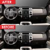 6.8" F-150 (2009-2014) Double Din Car Stereo Kit & Dash Kit Touchscreen Radio, Antenna Adapter, Certified Wireless Apple CarPlay/Android Auto, Bluetooth, Nav, Rear Camera Input, Fast Charging view 3