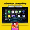 6.8" F-150 (2009-2014) Double Din Car Stereo Kit & Dash Kit Touchscreen Radio, Antenna Adapter, Certified Wireless Apple CarPlay/Android Auto, Bluetooth, Nav, Rear Camera Input, Fast Charging view 4